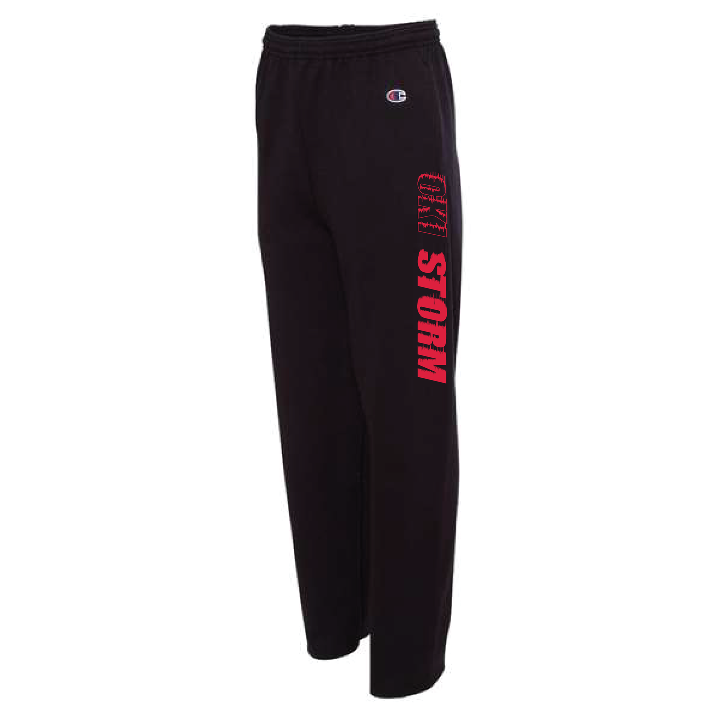 Champion Youth Open-Bottom Sweatpants with Pockets