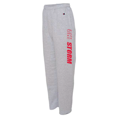 Champion Youth Open-Bottom Sweatpants with Pockets