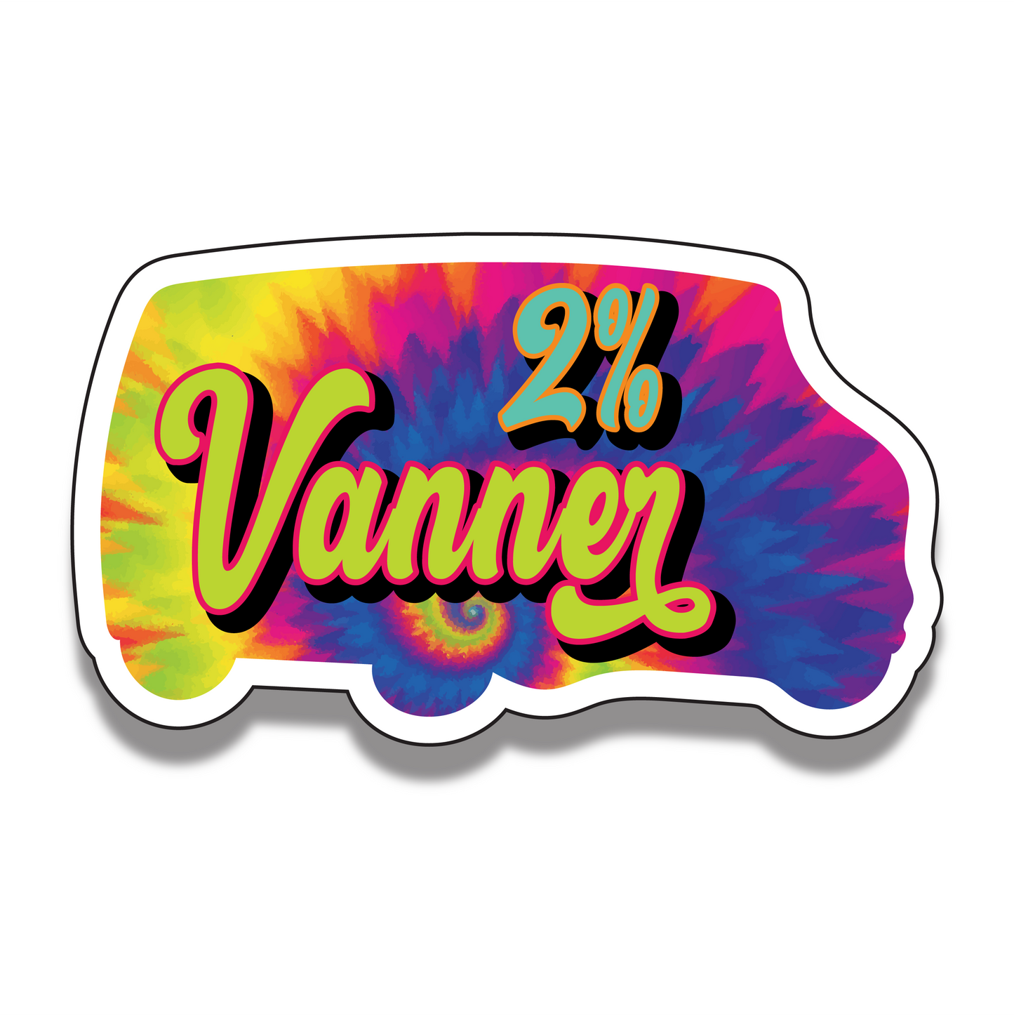 2% Vanner Sticker