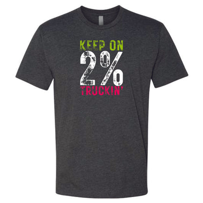 Keep on Truckin' 2% Stamp Lime/Pink