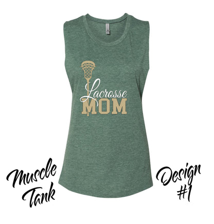Lacrosse Mom - Women's Festival Muscle Tank Designs