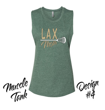 Lacrosse Mom - Women's Festival Muscle Tank Designs