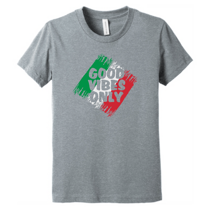 Youth Italian Flag - Good Vibes Only Tee